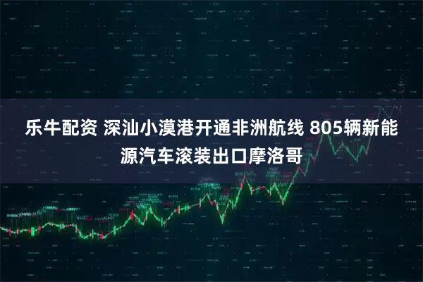 乐牛配资 深汕小漠港开通非洲航线 805辆新能源汽车滚装出口摩洛哥